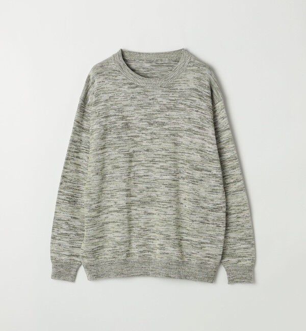 SHIPS any「SHIPS any: 〈手洗い可能〉 メランジ コットン ミックス クルーネック ニット◇」|ニット・セーター|