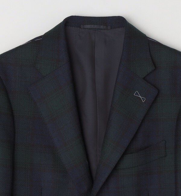 SHIPS「SHIPS: Lanificio di Pray 社製生地 ブラックウォッチ チェック ジャケット」|テーラードジャケット|