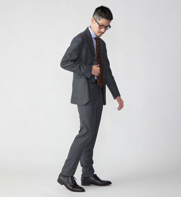 SHIPS「SHIPS:〈セットアップ対応/手洗い可能〉 バーズアイ パンツ」|スラックス|