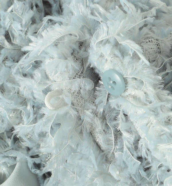 SHIPS for women「〈手洗い可能〉フェザー ヤーン ショート ジレ 24SS ◇」|ベスト・ジレ|