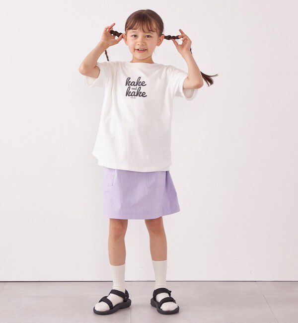 SHIPS any「【SHIPS any別注】MONMIMI: グラフィック プリント 半袖 Tシャツ<KIDS>」|Tシャツ・カットソー|