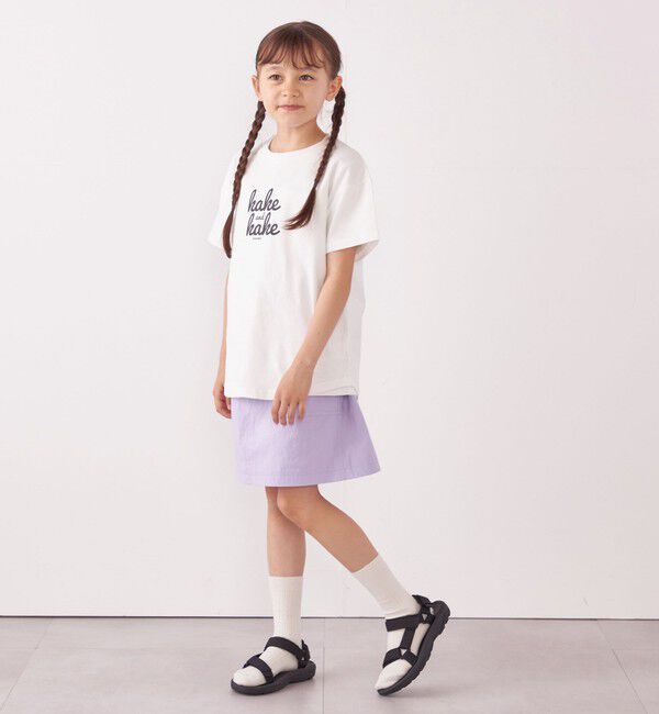 SHIPS any「【SHIPS any別注】MONMIMI: グラフィック プリント 半袖 Tシャツ<KIDS>」|Tシャツ・カットソー|