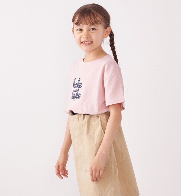 SHIPS any「【SHIPS any別注】MONMIMI: グラフィック プリント 半袖 Tシャツ<KIDS>」|Tシャツ・カットソー|