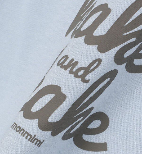 SHIPS any「【SHIPS any別注】MONMIMI: グラフィック プリント 半袖 Tシャツ<KIDS>」|Tシャツ・カットソー|