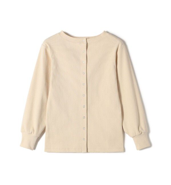 SHIPS for women「【WEB限定】〈手洗い可能〉ベア テレコ ミドル カーディガン」|カーディガン|