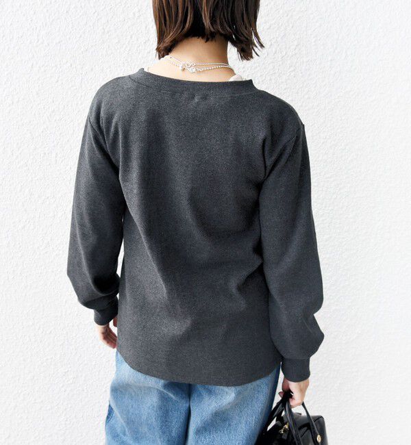 SHIPS for women「【WEB限定】〈手洗い可能〉ベア テレコ ミドル カーディガン」|カーディガン|