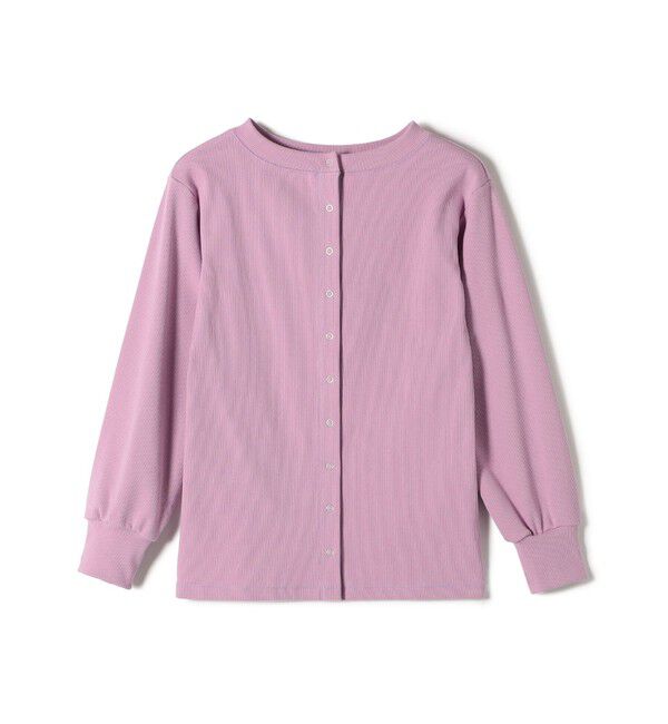 SHIPS for women「【WEB限定】〈手洗い可能〉ベア テレコ ミドル カーディガン」|カーディガン|