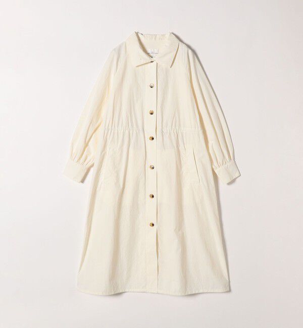 SHIPS any「SHIPS any:〈洗濯機可能〉スタンドカラー ドロスト ギャザー ロング コート」|その他|