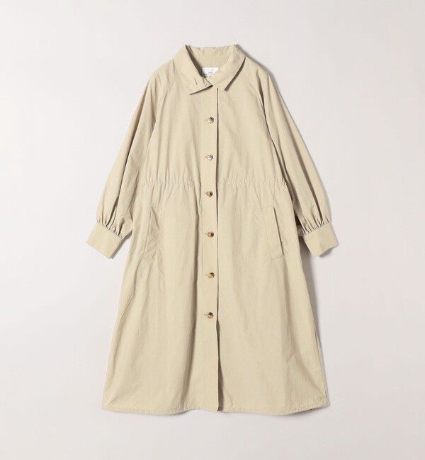 SHIPS any「SHIPS any:〈洗濯機可能〉スタンドカラー ドロスト ギャザー ロング コート」|その他|