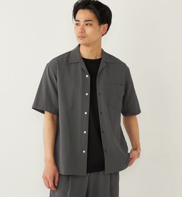 SHIPS Colors 「SHIPS Colors:〈接触冷感・吸水速乾・洗濯機可能〉ライト サッカー シャツ◇」|シャツ・ブラウス|