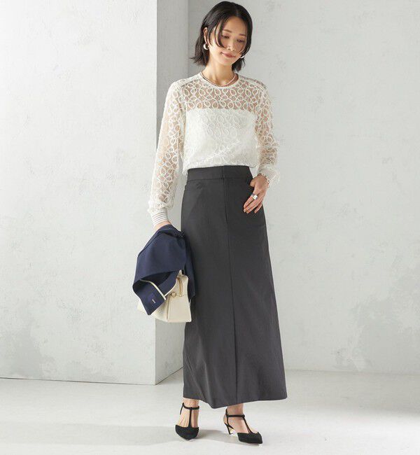 SHIPS for women「〈洗濯機可能〉マルチ ファンクション ロング タイト スカート」|スカート|