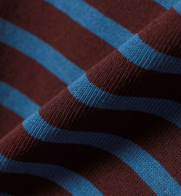 SHIPS any「ORCIVAL:〈手洗い可能〉ボートネック ボーダー ロングスリーブ プルオーバー 25AW」|Tシャツ・カットソー|