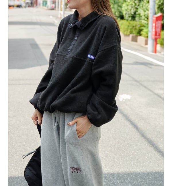 OUTDOOR PRODUCTS Usual Things「追加 フリーススナップブルゾン ユニセックス着用可」|その他|ブラック