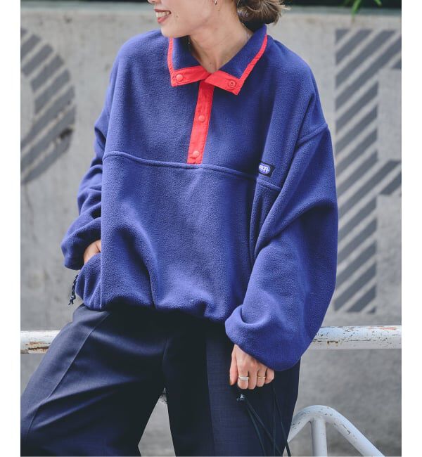 OUTDOOR PRODUCTS Usual Things「追加 フリーススナップブルゾン ユニセックス着用可」|その他|ネイビー