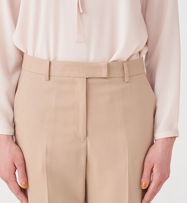 TOMORROWLAND collection「ウールストレッチオックス シガレットパンツ」|スラックス|