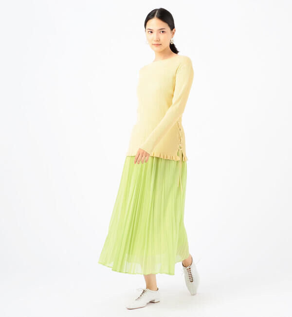 Ballsey「グリティーボイル プリーツミディスカート」|スカート|