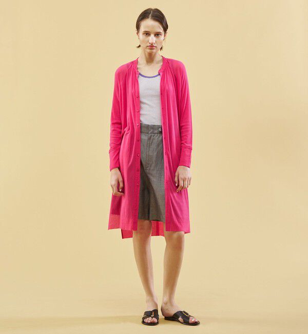 GALERIE VIE「ガーゼフライスジャージー ロングカーディガン」|カーディガン|