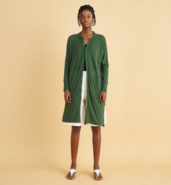 GALERIE VIE「ガーゼフライスジャージー ロングカーディガン」|カーディガン|