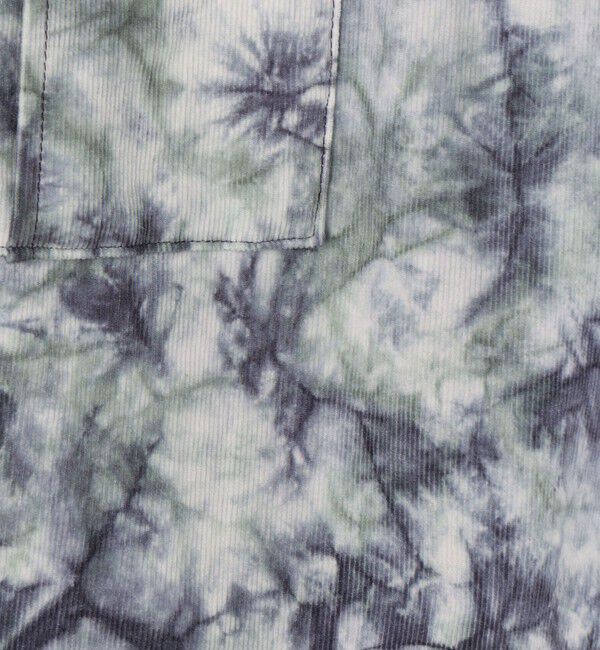 BACCA「メランジェコーデュロイ タイダイパラシュートパンツ」|カーゴ|