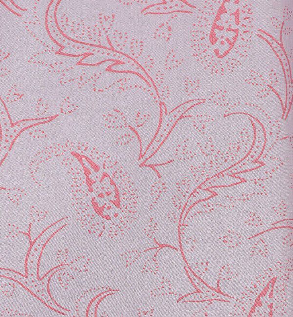 SOULEIADO「コットンプリント バックボウタイブラウス」|シャツ・ブラウス|