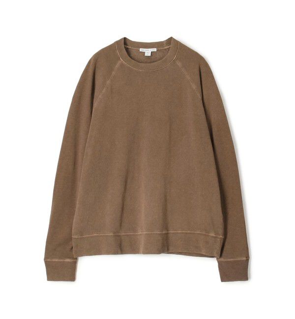 JAMES PERSE「バックパイルスエット ラグランスリーブプルオーバー WXA3657」|スウェット・ジャージ|48 ダークブラウン