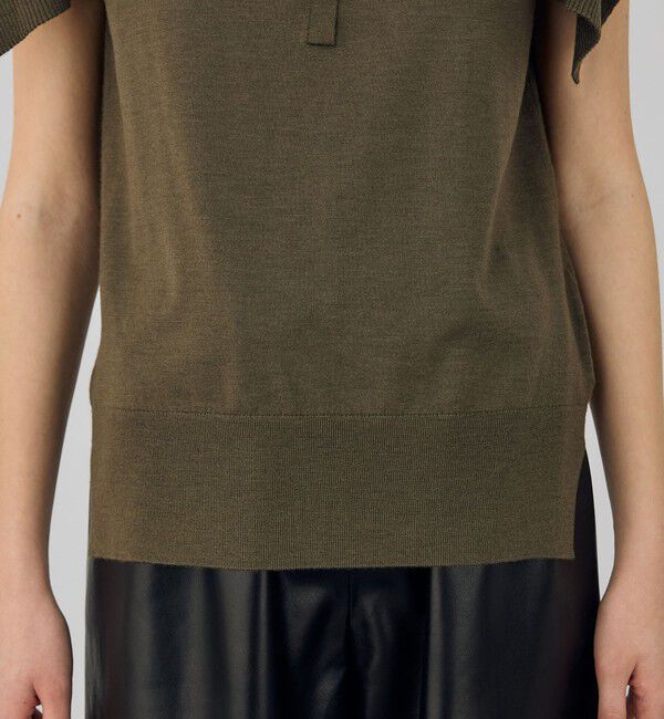 DES PRES「ウーステッドウール ケーププルオーバー」|ニット・セーター|