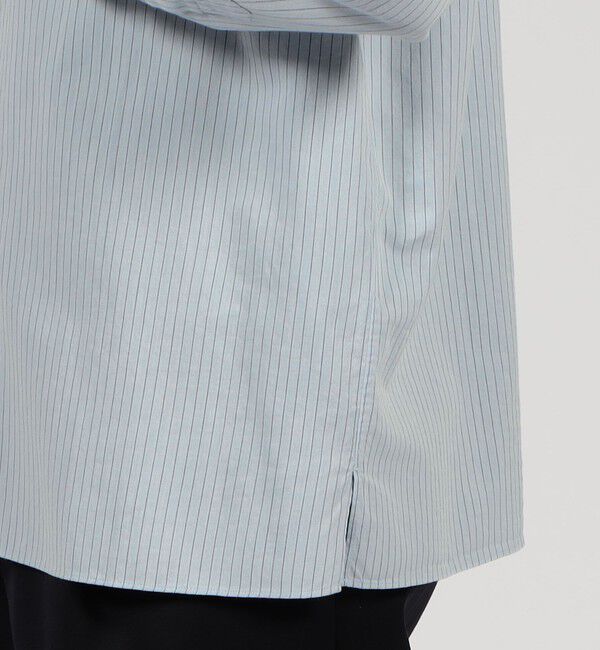 TOMORROWLAND MENS「コットンウールツイル ショートポインテッドワイドカラーシャツ」|シャツ・ブラウス|