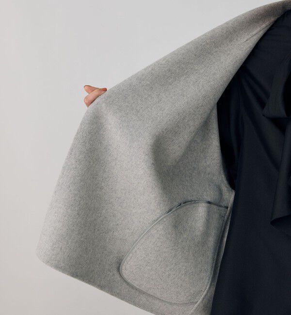 DES PRES「ダブルフェイスメルトンビーバー ショートコート」|その他|