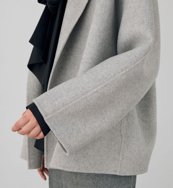 DES PRES「ダブルフェイスメルトンビーバー ショートコート」|その他|