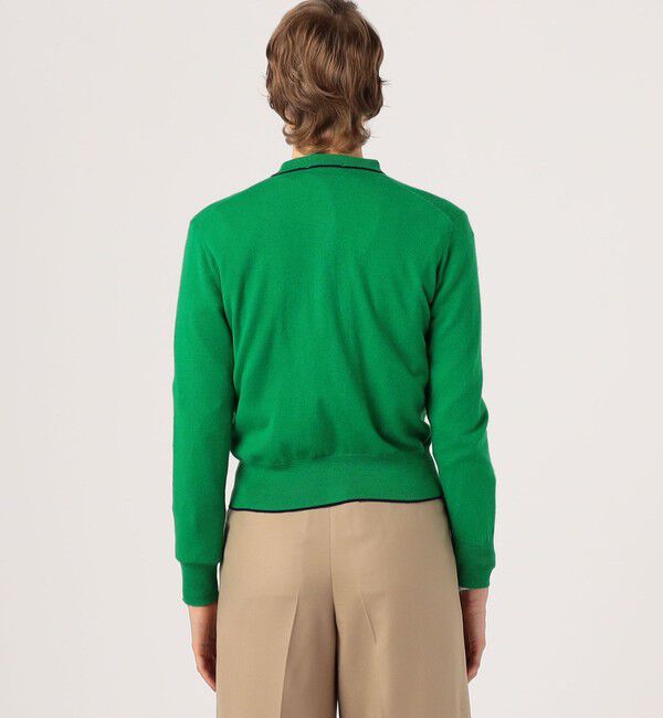 MACPHEE「プレーンウール クルーネックカーディガン」|カーディガン|