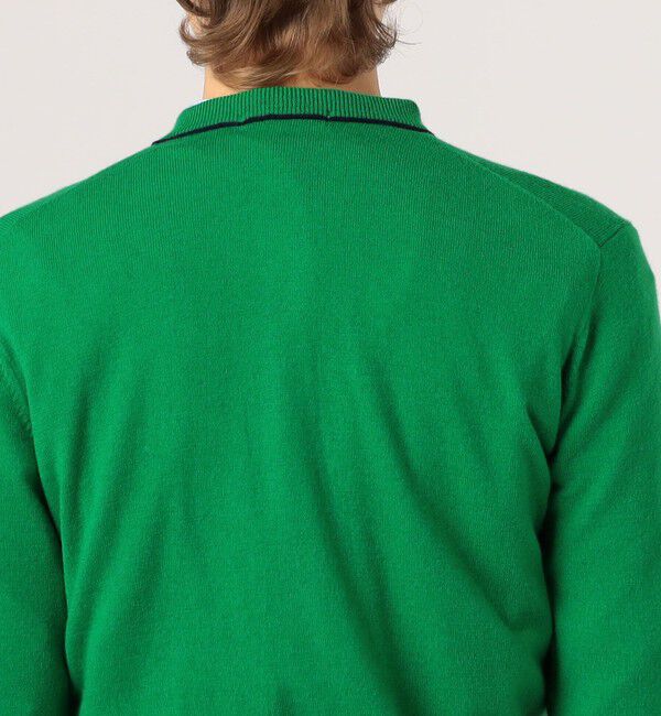 MACPHEE「プレーンウール クルーネックカーディガン」|カーディガン|