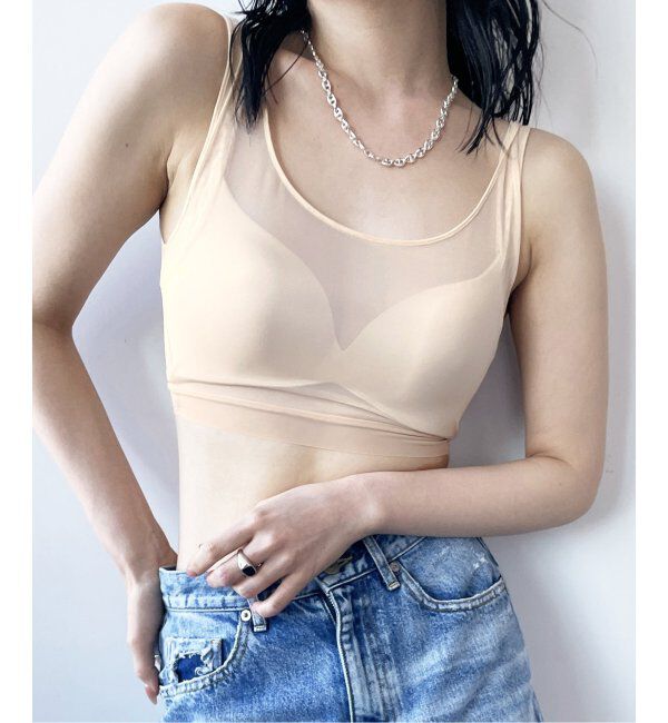 Plage「《追加》NICENICE MOMENT / ナイスナイスモーメント MESH BRA タンク 3」|インナー|