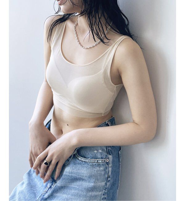 Plage「《追加》NICENICE MOMENT / ナイスナイスモーメント MESH BRA タンク 3」|インナー|