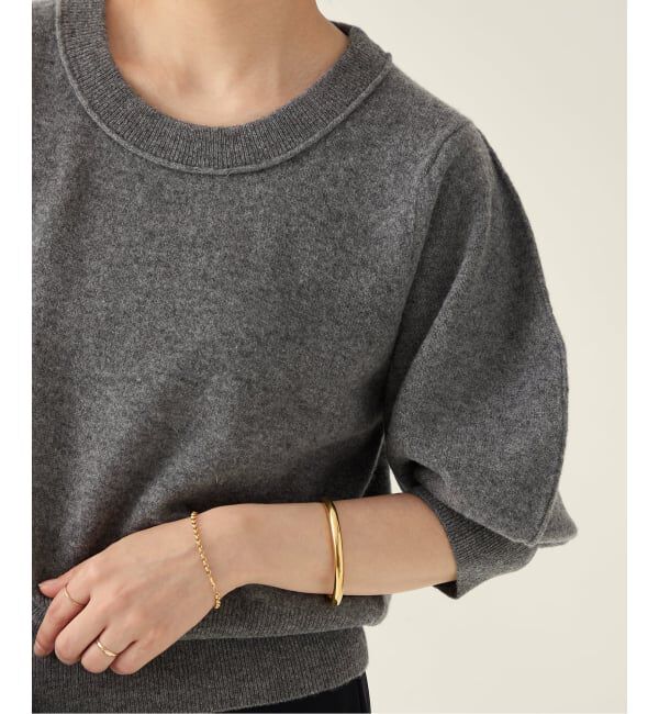 Plage「R&rsquo;IAM ハーフスリーブパフニット」|ニット・セーター|