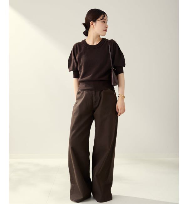 Plage「R&rsquo;IAM ハーフスリーブパフニット」|ニット・セーター|