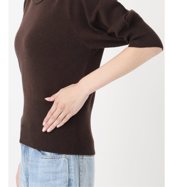 Plage「R&rsquo;IAM ハーフスリーブパフニット」|ニット・セーター|