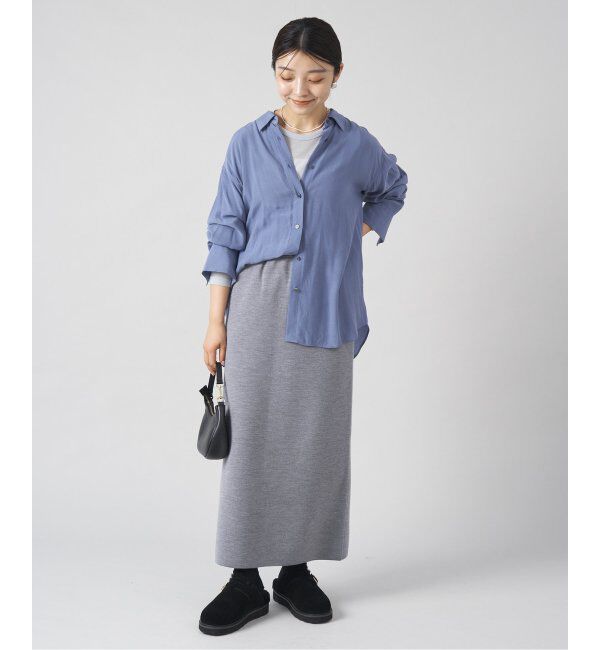 IENA「スーパーファインスムースニットスカート」|スカート|