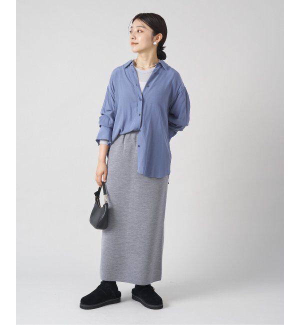 IENA「スーパーファインスムースニットスカート」|スカート|