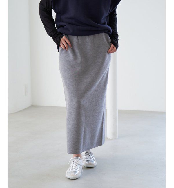 IENA「スーパーファインスムースニットスカート」|スカート|