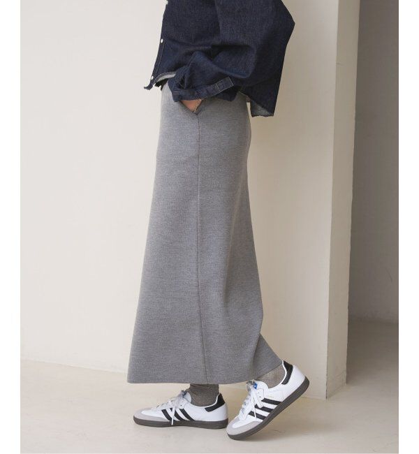 IENA「スーパーファインスムースニットスカート」|スカート|