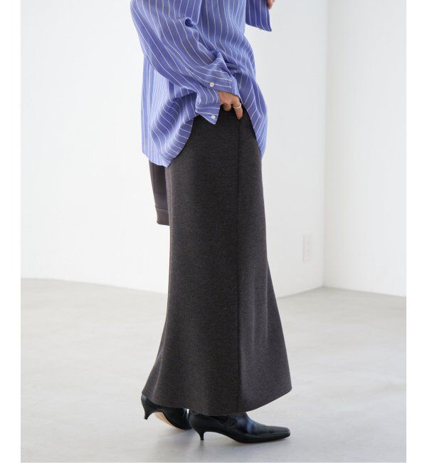 IENA「スーパーファインスムースニットスカート」|スカート|