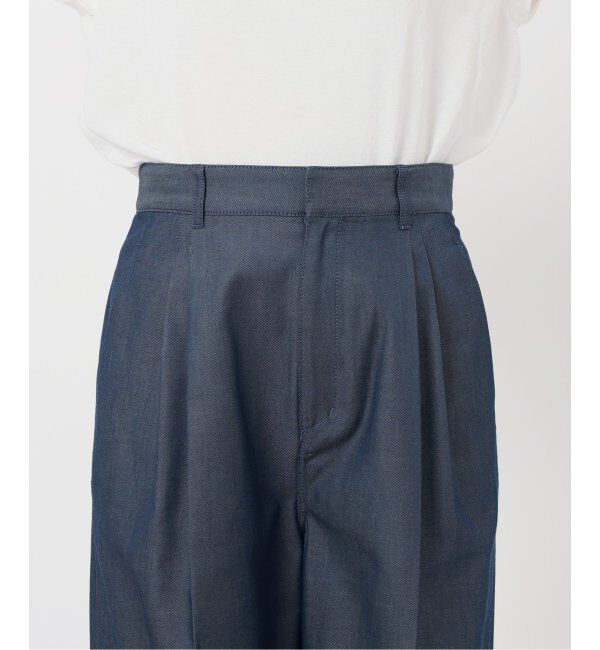 IENA「《WEB限定/追加》デニムスラックス」|デニム|