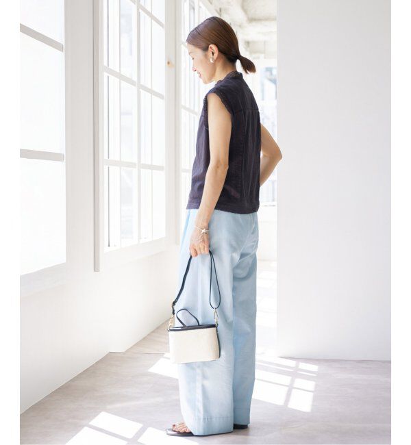 IENA「《WEB限定/追加》デニムスラックス」|デニム|