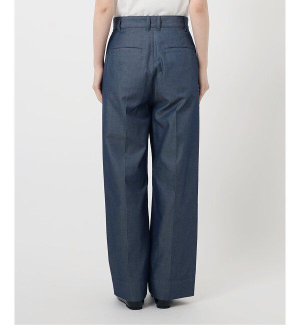 IENA「《WEB限定/追加》デニムスラックス」|デニム|