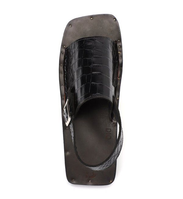 EDIFICE「【JUTTA NEUMANN / ユッタ ニューマン】別注 SAM w BS エンボスクロコ」|サンダル|