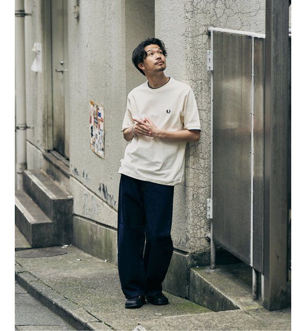 417 EDIFICE「FRED PERRY 417別注  Textured Single Tipped Tシャツ」|Tシャツ・カットソー|