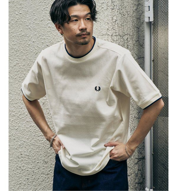 417 EDIFICE「FRED PERRY 417別注  Textured Single Tipped Tシャツ」|Tシャツ・カットソー|