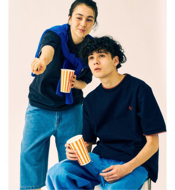 417 EDIFICE「FRED PERRY 417別注  Textured Single Tipped Tシャツ」|Tシャツ・カットソー|