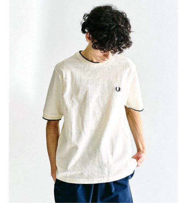 417 EDIFICE「FRED PERRY 417別注  Textured Single Tipped Tシャツ」|Tシャツ・カットソー|