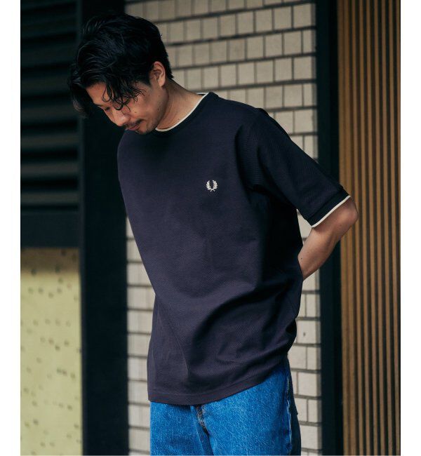 417 EDIFICE「FRED PERRY 417別注  Textured Single Tipped Tシャツ」|Tシャツ・カットソー|